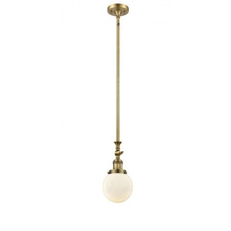 Innovations Lighting 1 Light Beacon 6 Inch Mini Pendant, 696405 206-BB-G201-6